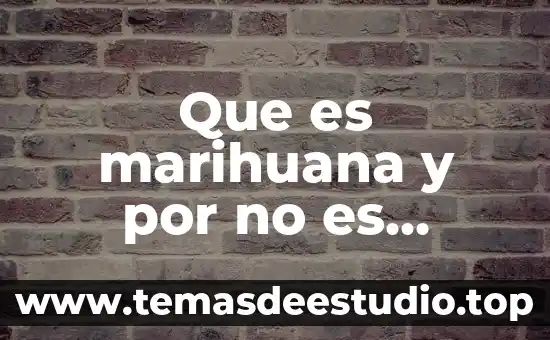 Para que es buena la difenhidramina 5 Que es marihuana y por no es buena