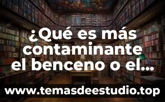 Que es identidad del mas alla de las fronteras 4 ¿Qué es más contaminante el benceno o el limoneno?