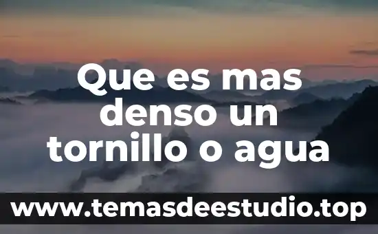 Que es mas beneficioso el sauna oel 5 Que es mas denso un tornillo o agua