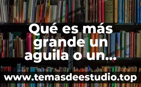 Qué es más grande un aguila o un buitre