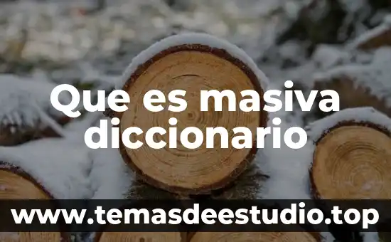 Que es el lenguaje lliteral 5 Que es masiva diccionario