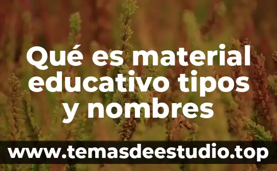 El material de melamina para camas 7 Qué es material educativo tipos y nombres