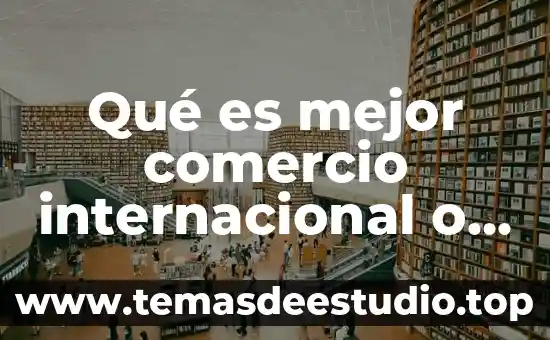 Qué es la teoría de los negocios 3 Qué es mejor comercio internacional o negocios internacionales