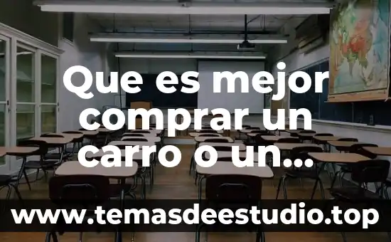 Que es mejor comprar casa o terreno 7 Que es mejor comprar un carro o un terreno