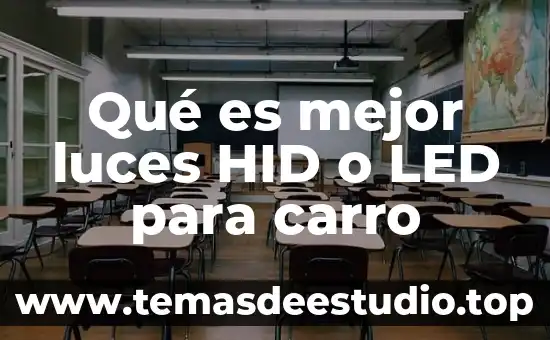 Qué es un diodo led símbolo eléctrico 5 Qué es mejor luces HID o LED para carro
