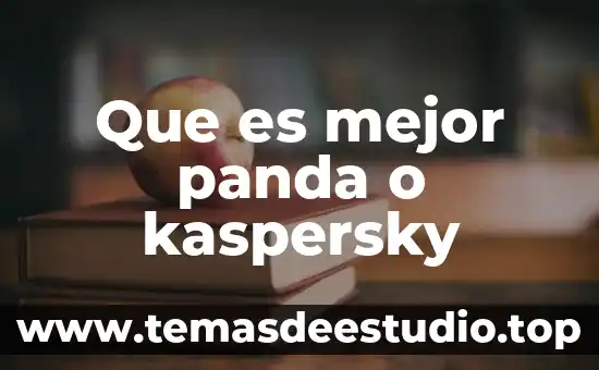 Qué es la sociedad com en informática 8 Que es mejor panda o kaspersky