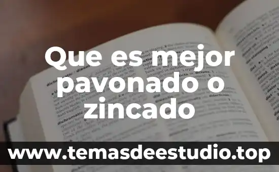 Que es la tradición según autores 6 Que es mejor pavonado o zincado