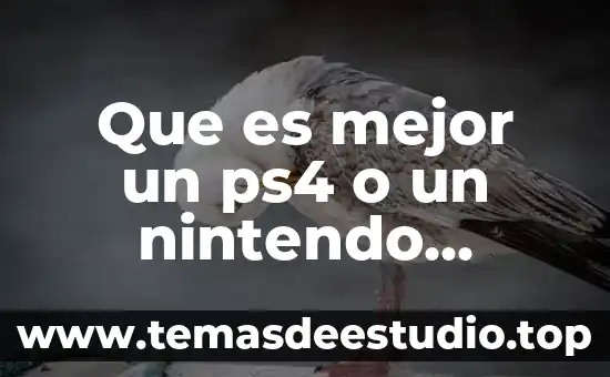 ¿Qué es mejor Nintendo Switch o PS Vita? 5 Que es mejor un ps4 o un nintendo switch