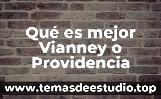 Concepto de la nada y por qué es problemático 5 Qué es mejor Vianney o Providencia