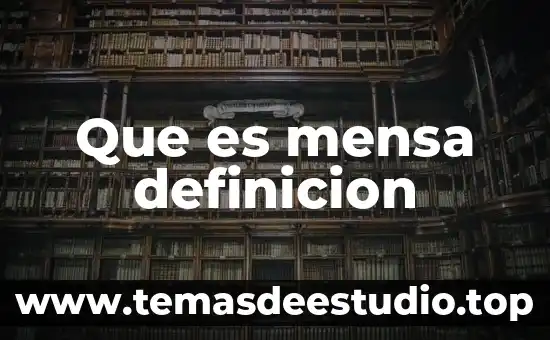 Qué es acitronar definición 4 Que es mensa definicion