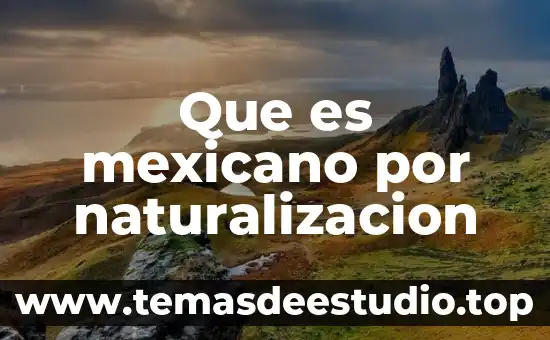 Que es la cultura empresarial y como se crea 5 Que es mexicano por naturalizacion