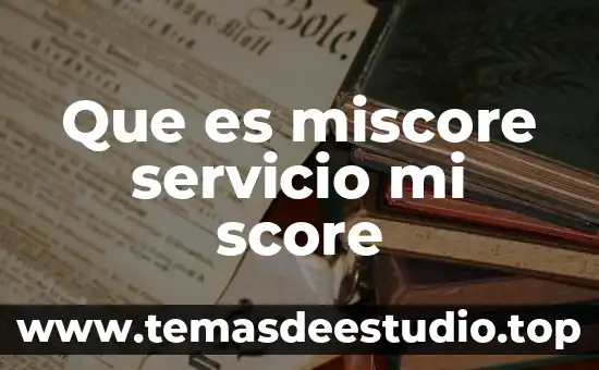 Qué es la obesidad definición larga 5 Que es miscore servicio mi score
