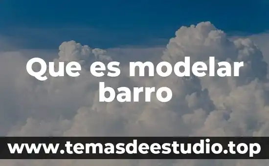 Redistribuci贸n espacial que es 5 Que es modelar barro