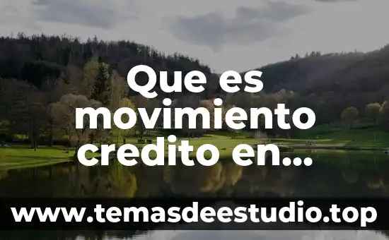 Qué es el movimiento Sturm und Drang 8 Que es movimiento credito en contabilidad