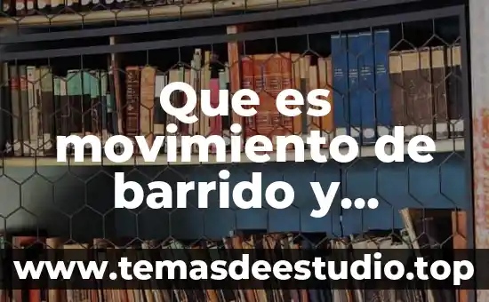 Que es el movimiento isocrono de la luna 4 Que es movimiento de barrido y sacado