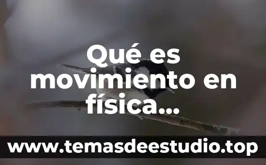 Que es sistematico en fisica 8 Qué es movimiento en física fundamental