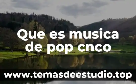 Que es el bienestar colectivo y ejemplos 4 Que es musica de pop cnco