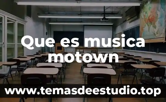 Qué es la armadura en la música 8 Que es musica motown