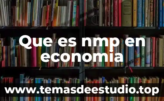 Qué es cpp en economía 8 Que es nmp en economia