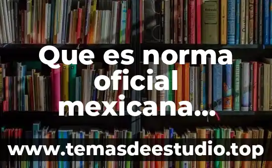 Que es el documento oficial de identidad 6 Que es norma oficial mexicana nom-142-ssa1-1995 resumen