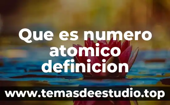Que es el número de matricula unam 5 Que es numero atomico definicion