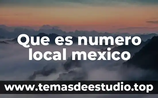 Que es un monumento en vilormetrica de mexico 7 Que es numero local mexico