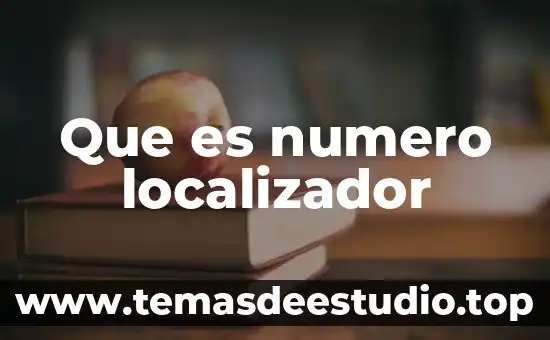 Qué es número con signos www vtutor 8 Que es numero localizador