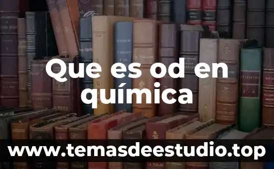 Qué es la molecularidad en cinética química 6 Que es od en química