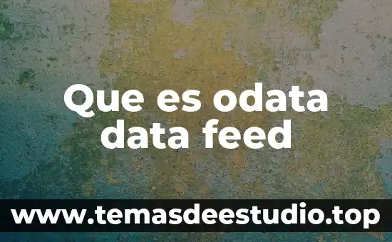 Recovering overwritten data que es 6 Que es odata data feed