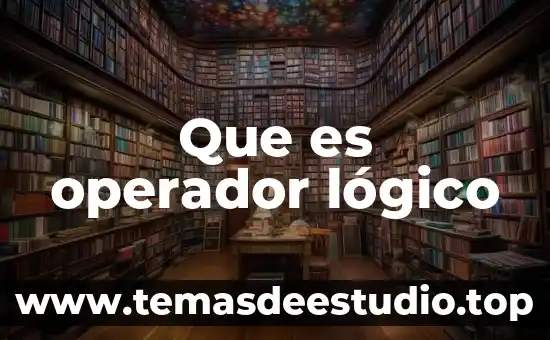 Que es algo logico de riverdale 4 Que es operador lógico