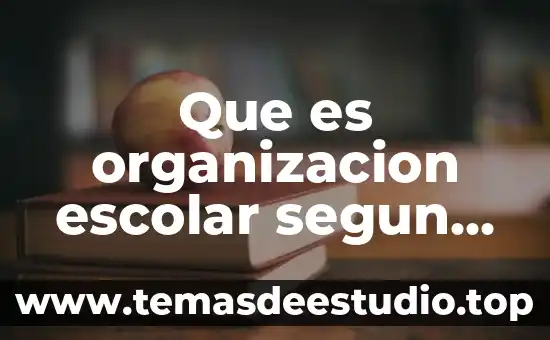 Que es identidad personal segun autores 6 Que es organizacion escolar segun autores