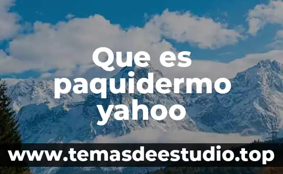 Que es el pensamiento humanista yahoo 5 Que es paquidermo yahoo