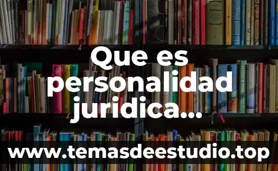 Que es una figura juridica en mexico 7 Que es personalidad juridica ejemplos