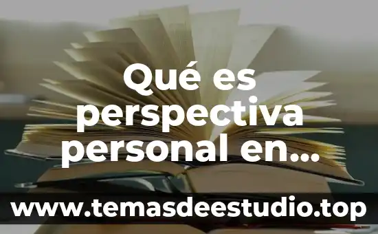 Que es la danza y en que generos 4 Qué es perspectiva personal en danza