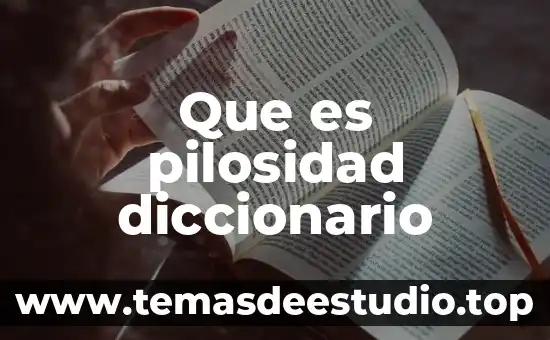 Música que es explicación 7 Que es pilosidad diccionario