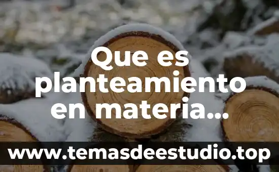Qué es símbolo de la materia de formación 7 Que es planteamiento en materia juridica