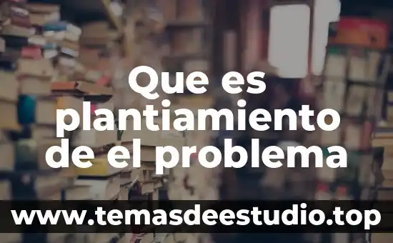 Que es un problema metaético 6 Que es plantiamiento de el problema