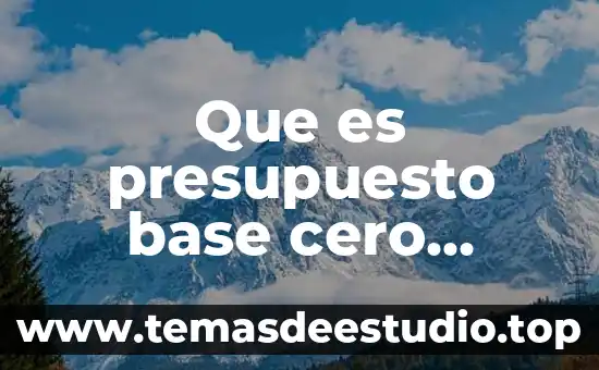 Que es distribucion de planta en una empresa 3 Que es presupuesto base cero empresa