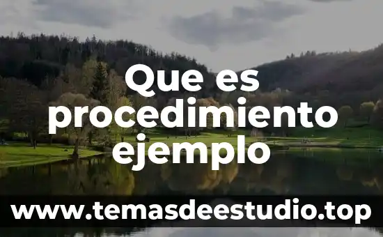 Que es el conocimiento actitudinal ejemplo 8 Que es procedimiento ejemplo