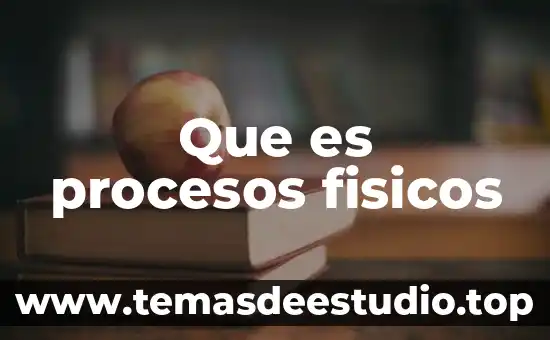 Que es un levantamiento de procesos 8 Que es procesos fisicos