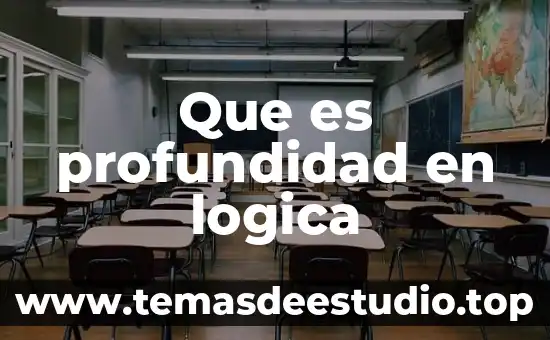 Que es profundidad en logica