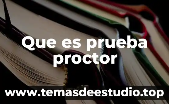 Qué es una prueba cruzada y qué otros nombres recibe 5 Que es prueba proctor