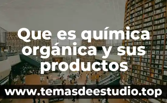 Qué es un proyecto simple y características 5 Que es química orgánica y sus productos