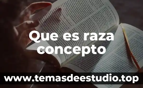 Que es gestión concepto enfocado a administración 7 Que es raza concepto