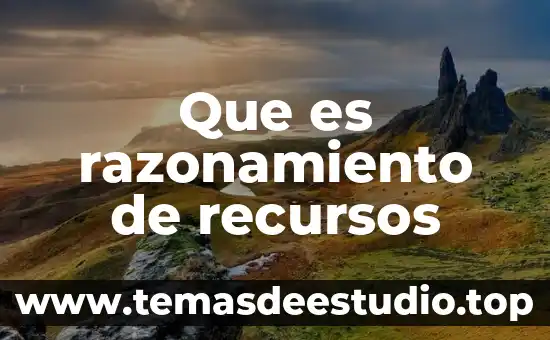 Que es una recursos poeticos 7 Que es razonamiento de recursos