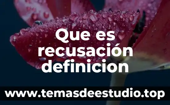 Qué es la definición estratégica 8 Que es recusación definicion
