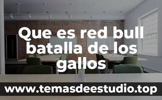Que es un operador de red 3 Que es red bull batalla de los gallos