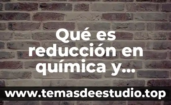 Que es el titulo de tesis ejemplos 6 Qué es reducción en química y ejemplos