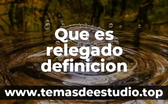 Que es un compuesto definicion quimica 3 Que es relegado definicion