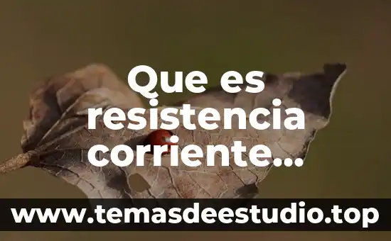Que es una resistencia y sus valores 8 Que es resistencia corriente electrica